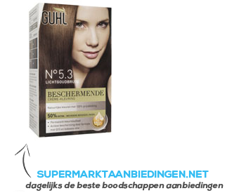 Guhl Besch. crème-kleuring lichtgoudbruin 5.3 aanbieding