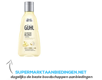 Guhl Colorshine blond shampoo aanbieding