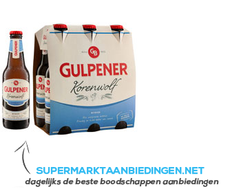 Gulpener Korenwolf witbier aanbieding