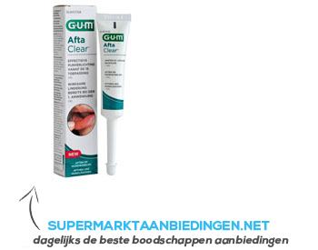 GUM AftaClear bevochtigingsgel aanbieding