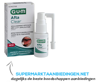 GUM aftaclear bevochtingsspray aanbieding