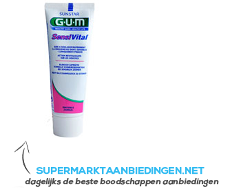 GUM SensiVital tandpasta aanbieding