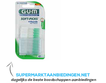 GUM Soft picks regular aanbieding