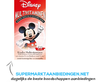 Gummies Micky Mouse kind multivitamine aanbieding