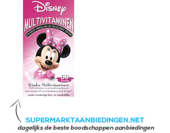 Gummies Minnie Mouse kind multivitamine aanbieding