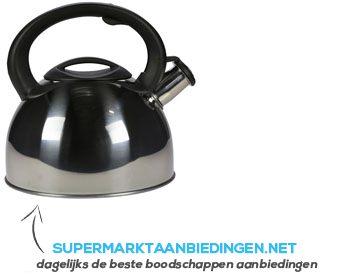 Gusta Fluitketel 1,5 l aanbieding