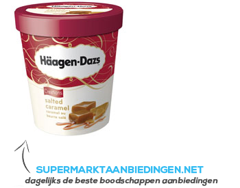 Haagen Dazs Salted caramel aanbieding