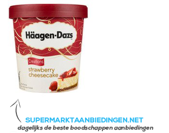 Haagen Dazs Strawberry cheesecake aanbieding