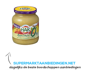 Hak Appelmoes 0% aanbieding