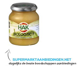 Hak Biologische appelmoes aanbieding