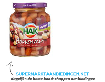 Hak Bonenmix kidney-, reuze-, bruine bonen aanbieding