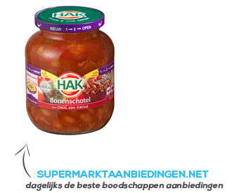 Hak Bonenschotel voor chili con carne aanbieding