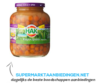 Hak Kapucijners aanbieding