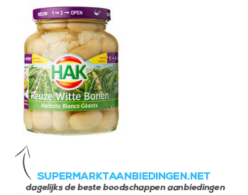 Hak Reuze witte bonen aanbieding