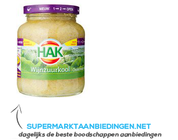 Hak Wijnzuurkool aanbieding