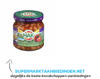 Hak Witte bonen in tomatensaus aanbieding