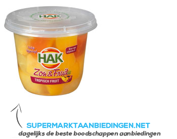 Hak Zon & fruit tropisch fruit aanbieding