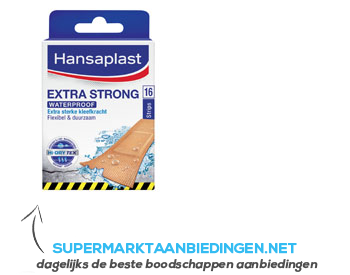 Hansaplast Extra strong waterproof aanbieding