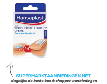 Hansaplast Met wondherstellende crème aanbieding