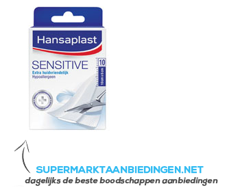 Hansaplast Sensitive 1m/ 6cm aanbieding