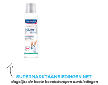 Hansaplast Silver active deodorant aanbieding