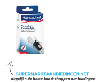 Hansaplast Sport polsbandage neopreen aanbieding