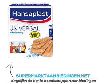 Hansaplast Universal family pack aanbieding