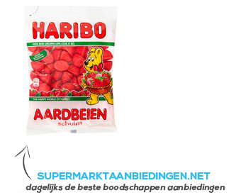 Haribo Aardbeienschuim aanbieding