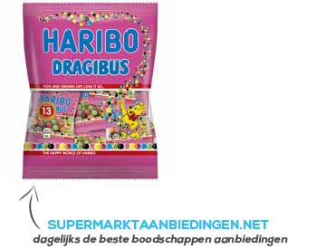 Haribo Dragibus uitdeel aanbieding