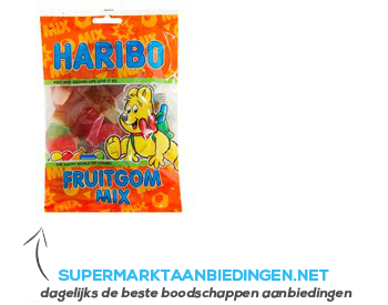 Haribo Fruitgommix aanbieding