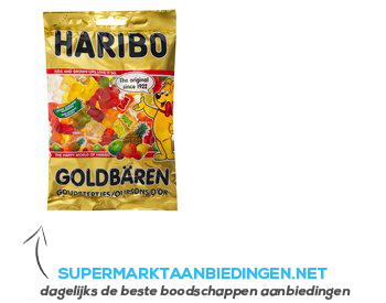 Haribo Goudbeertjes aanbieding