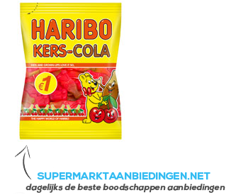 Haribo Kers-cola fruitgum aanbieding
