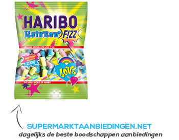 Haribo Rainbow fizz aanbieding