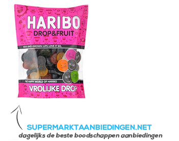 Haribo Vrolijke drop en fruit aanbieding