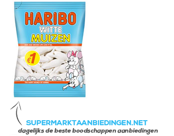 Haribo Witte muizen aanbieding