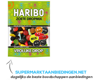 Haribo Zoete dropmix aanbieding