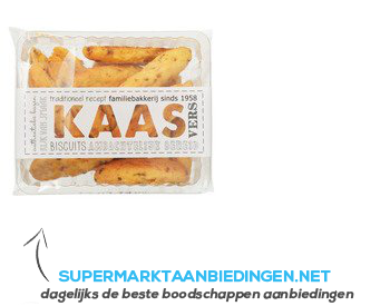 Hartige biscuits Goudse kaas-uitjes aanbieding