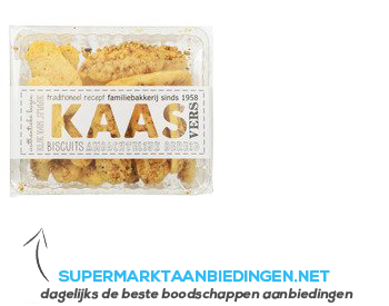 Hartige biscuits met kaas en walnoot aanbieding