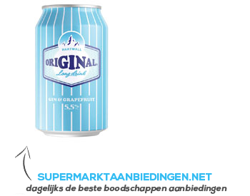 Hartwall Original long drink gin & grapefruit aanbieding