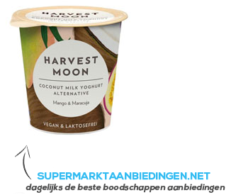 Harvest Moon Kokosnootmelkyoghurt mango aanbieding