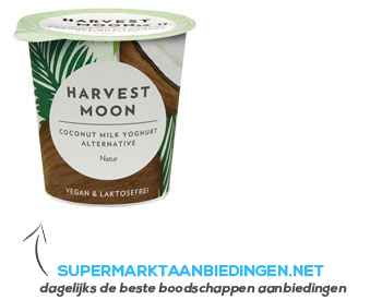 Harvest Moon Kokosnootmelkyoghurt naturel aanbieding