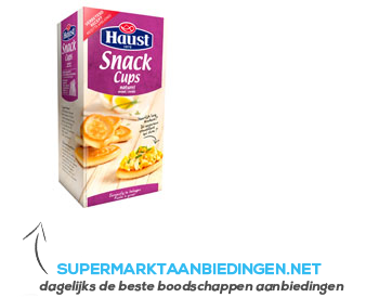 Haust Snack cups ovaal aanbieding