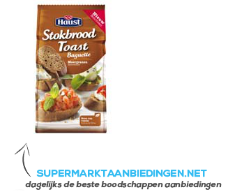 Haust Stokbroodtoast meergranen aanbieding