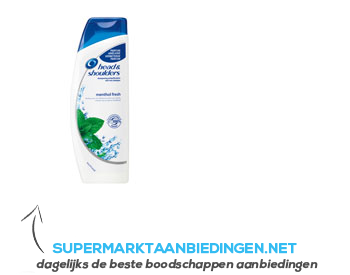 Head & Shoulders Shampoo cool menthol aanbieding