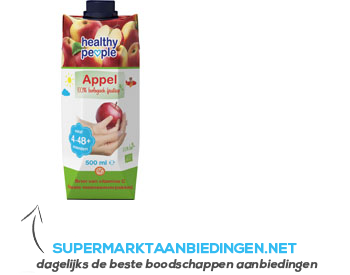 Healthy People Appel 4 aanbieding