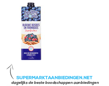 Healthy People Blauwe bosbes-framboos aanbieding