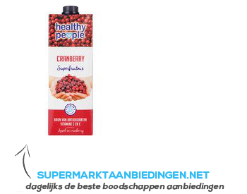 Healthy People Cranberry aanbieding