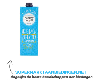 Healthy People Green tea jasmine with vitamines aanbieding