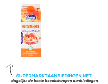 Healthy People Multivitaminen superfruit aanbieding