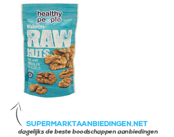 Healthy People Raw nuts walnoten aanbieding